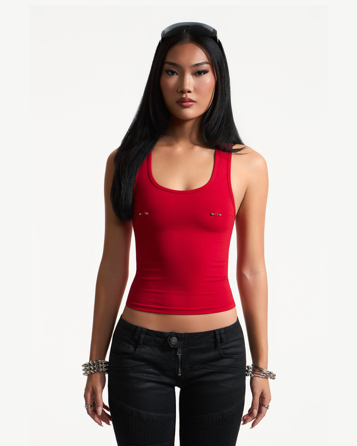 Scarlet Pierced Vest
